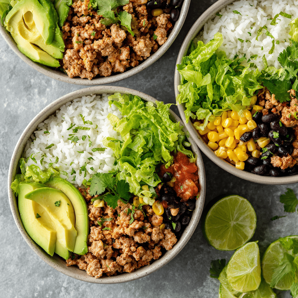Turkey Taco Bowls