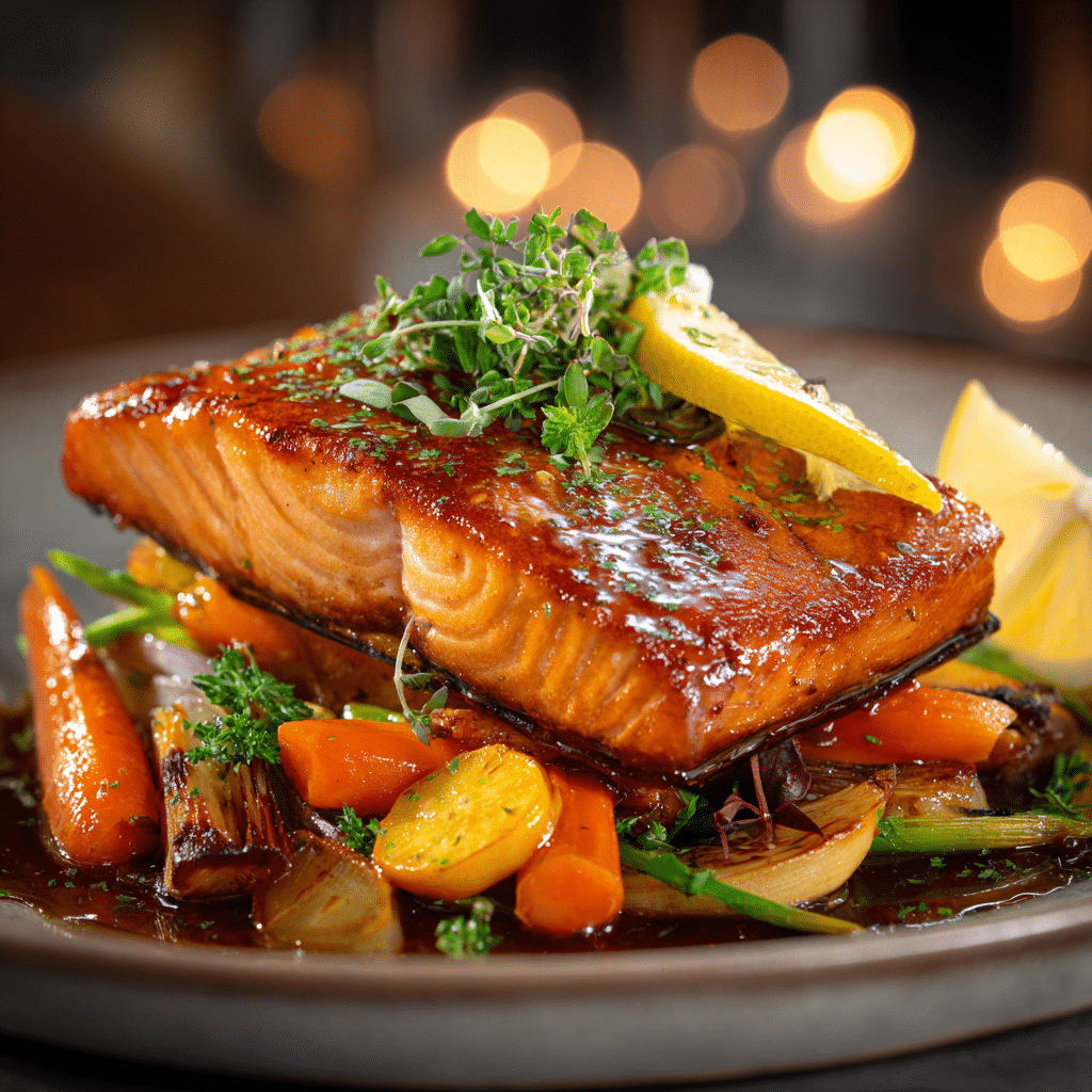 Maple-Glazed Salmon