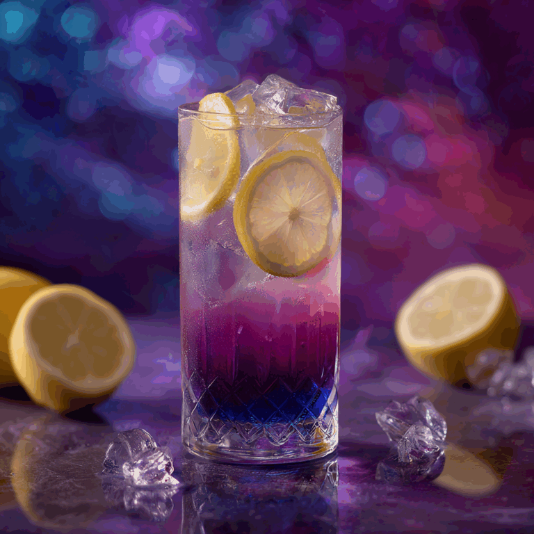 Butterfly Pea Flower Lemonade