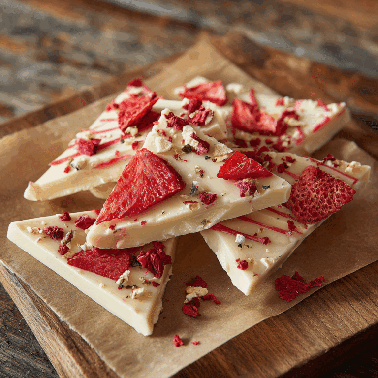 Canada Day Bark (Chocolate Bark)