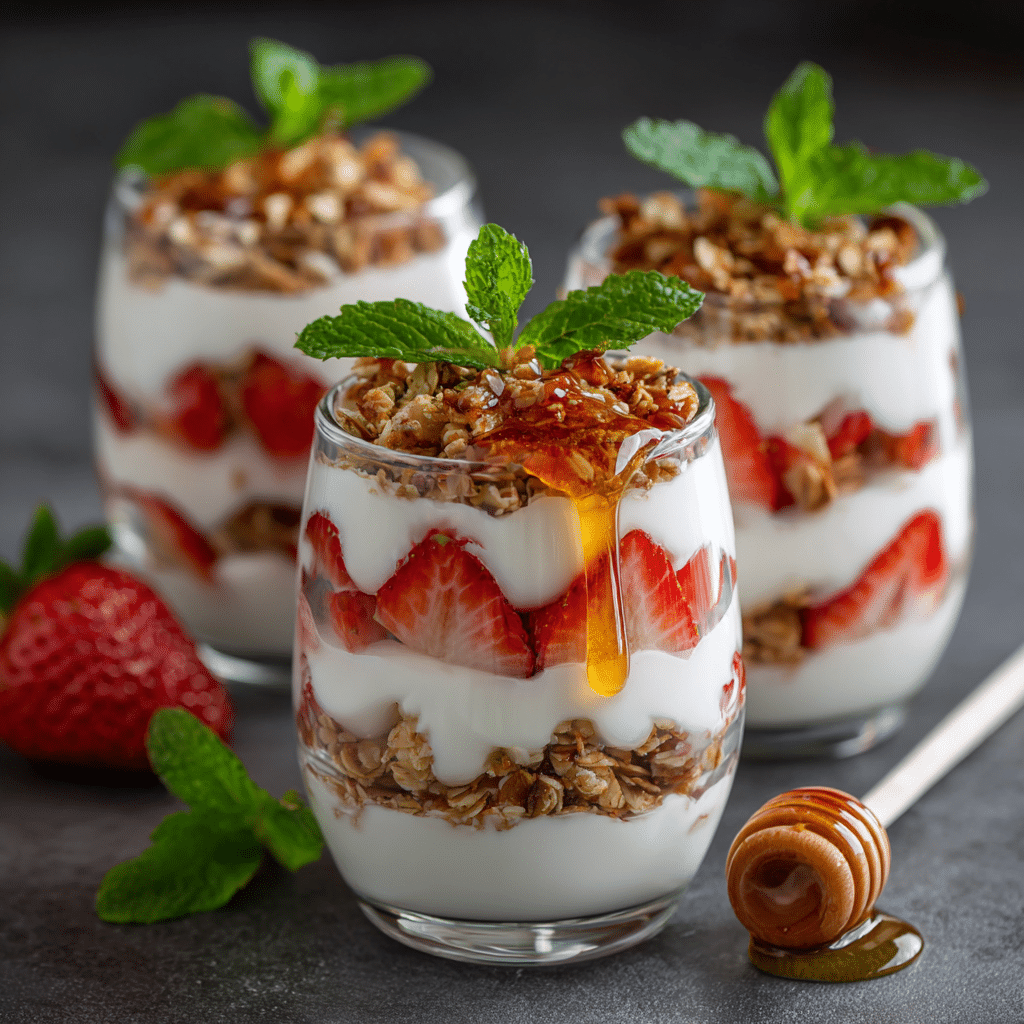 Strawberry Yogurt Parfaits