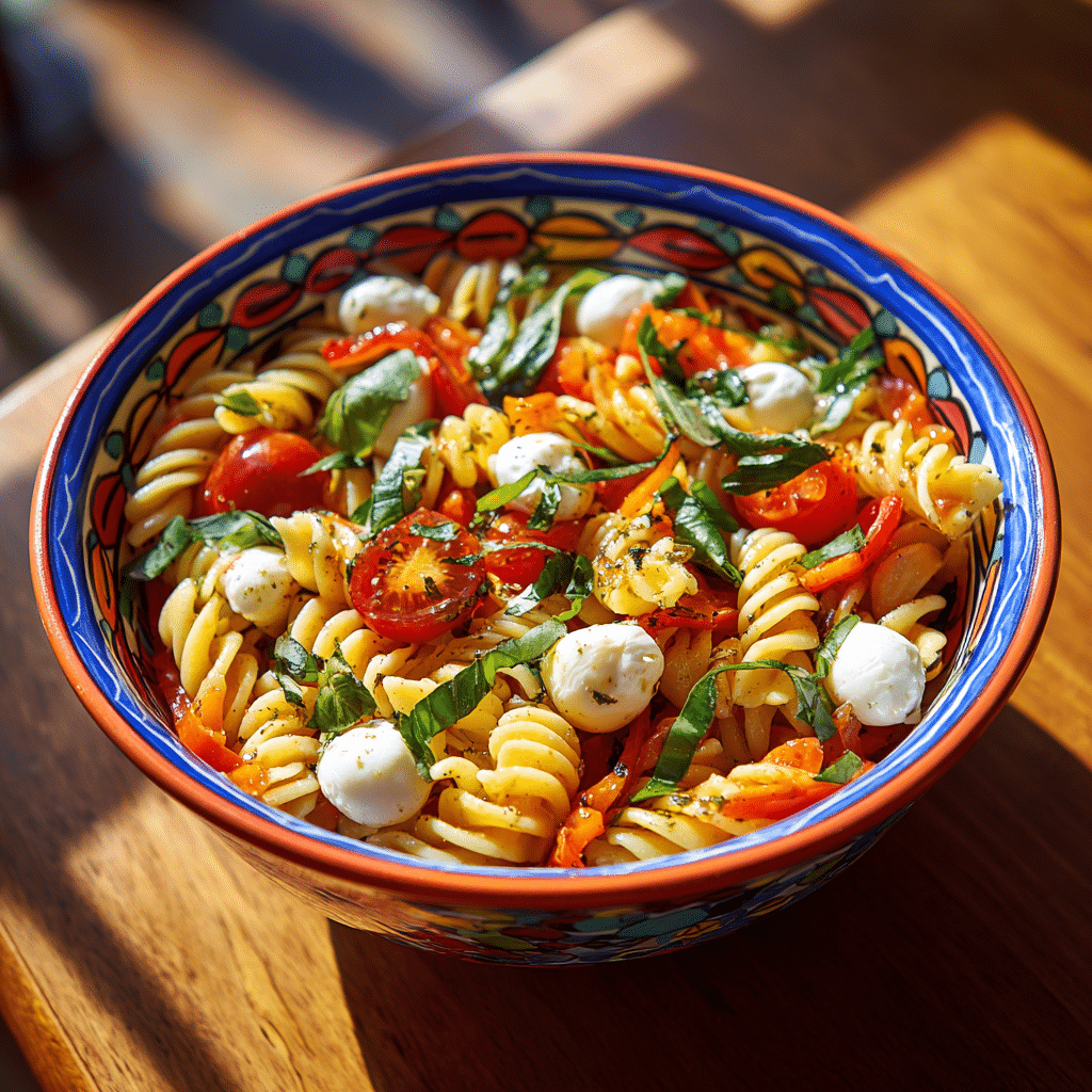 Red Pepper Pasta Salad