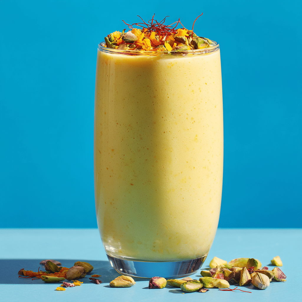 Mango Lassi Without Added Sugar