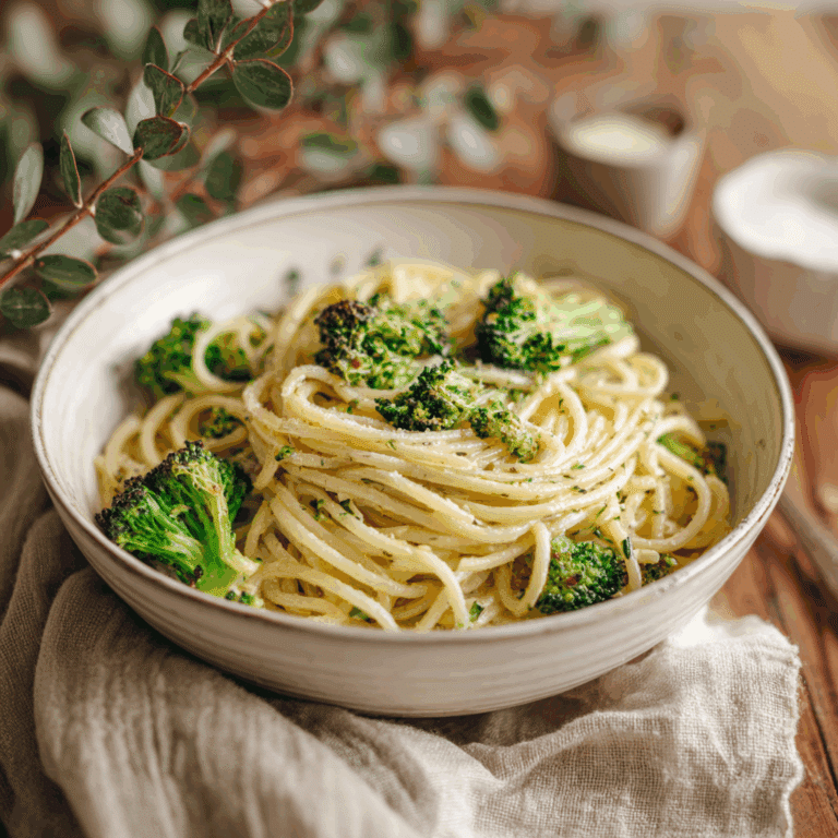 Broccoli Pasta Variant Without Sauce