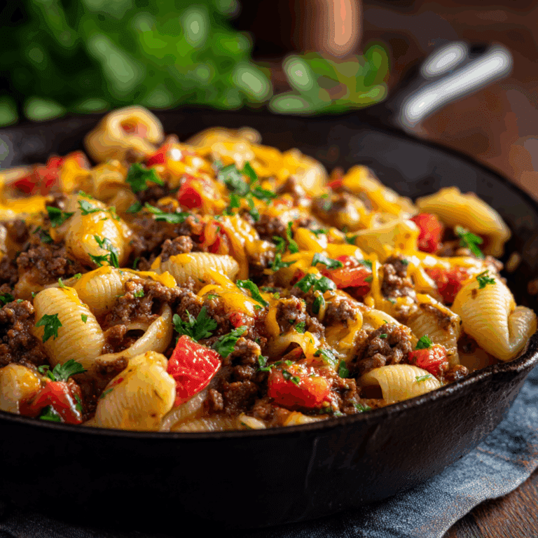 Cheeseburger Pasta