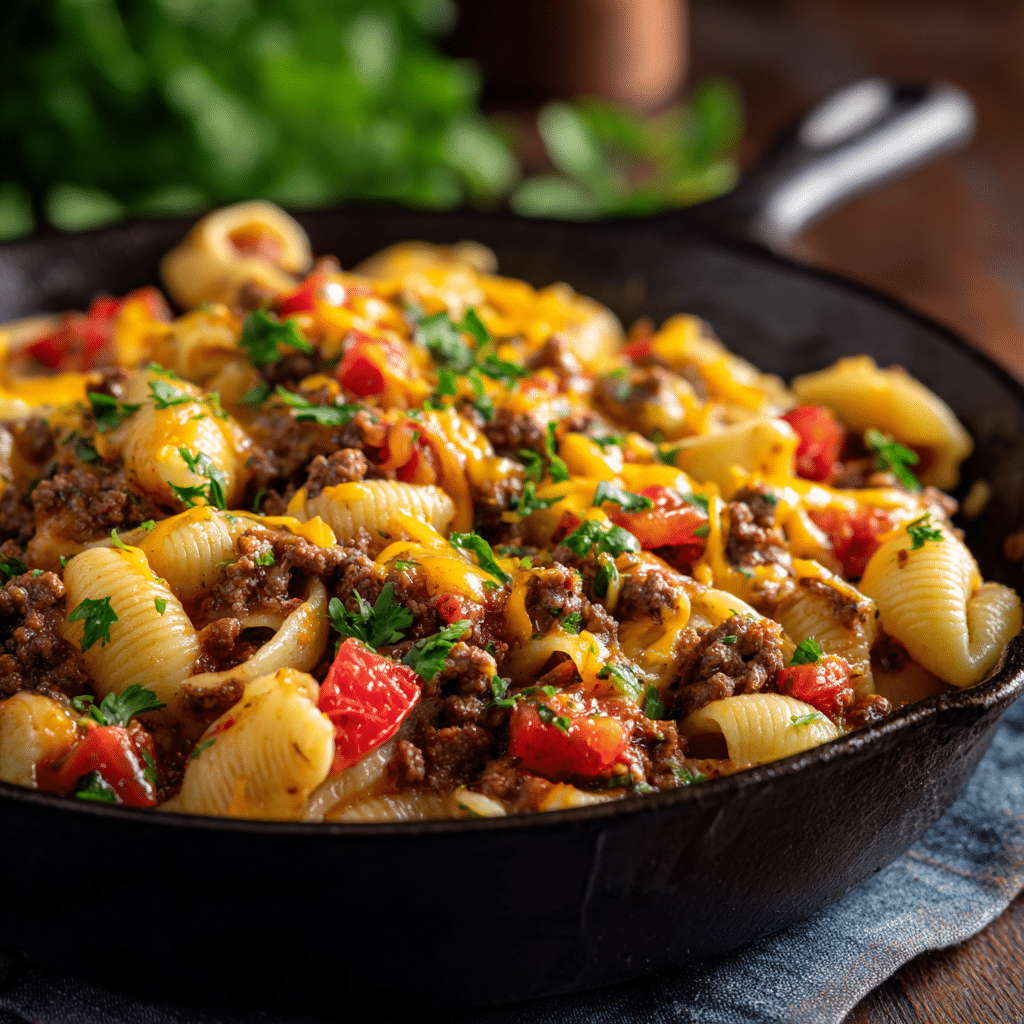 Cheeseburger Pasta