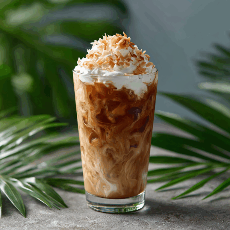 Coconut Iced Coffee