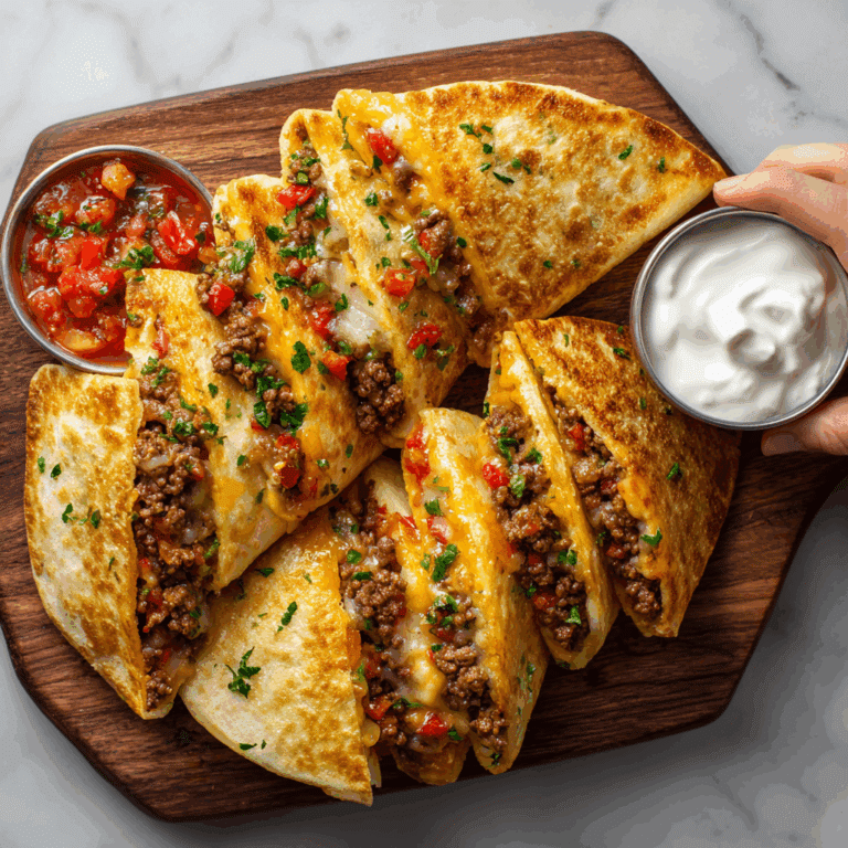 Ground Beef Quesadillas