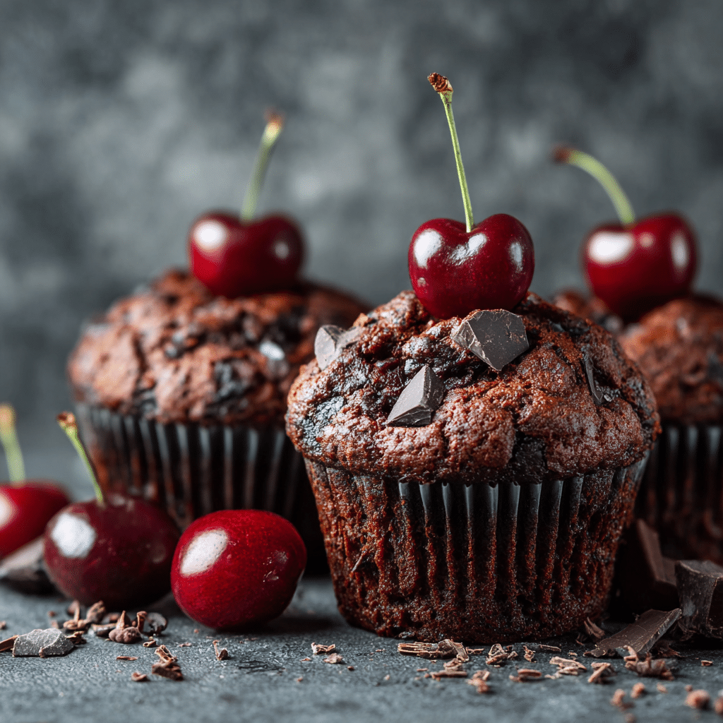 Cherry Chocolate Muffins
