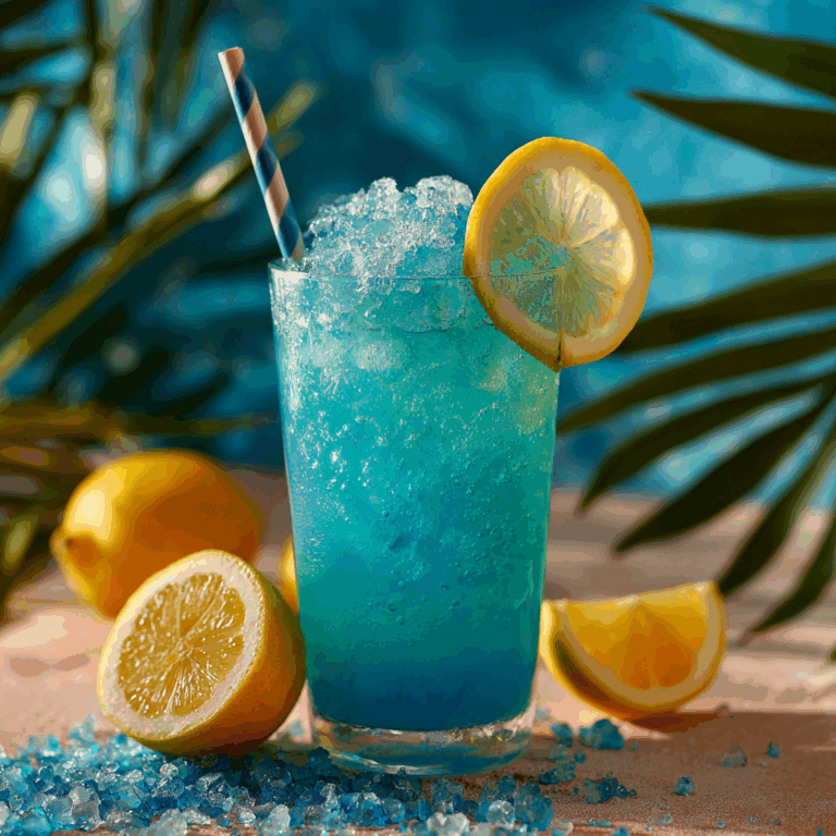 Blue Lagoon Mocktail