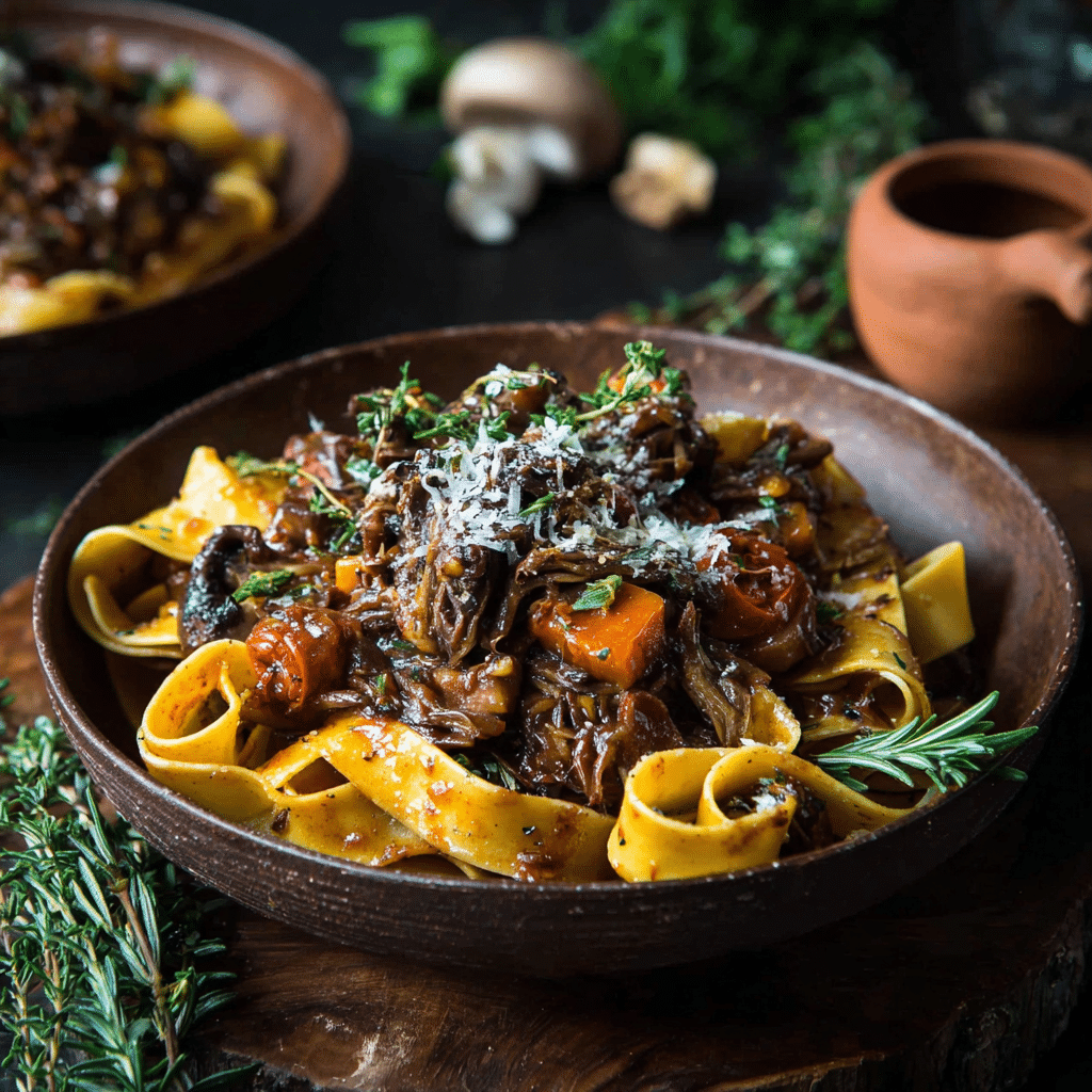Mushroom Ragu Pasta
