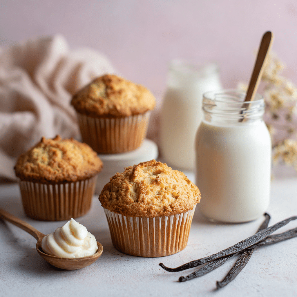 Vanilla Yogurt Muffins