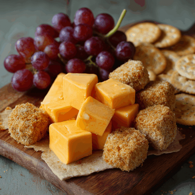 Cheese Cubes and Crackers