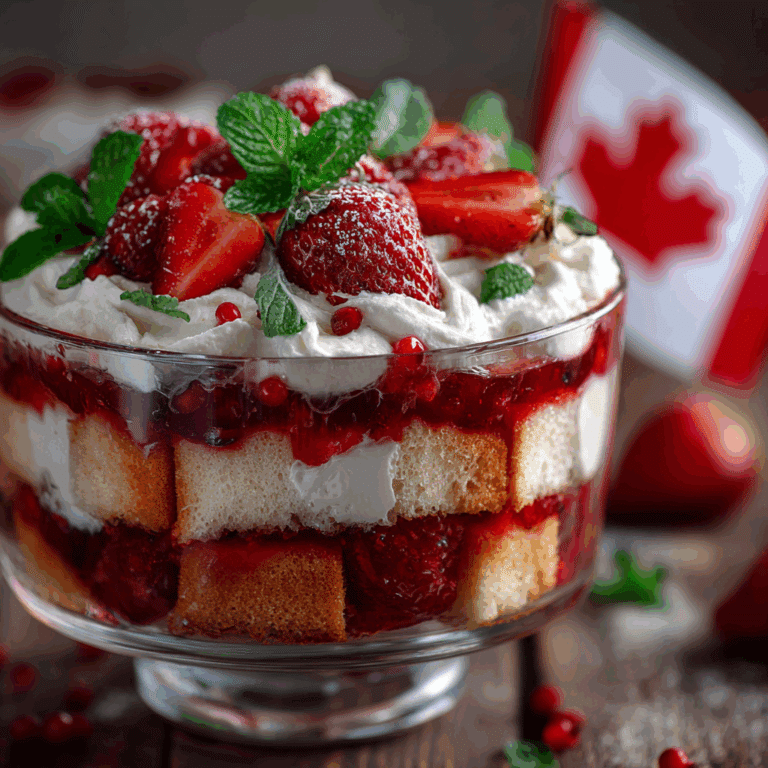 Red and White Trifle