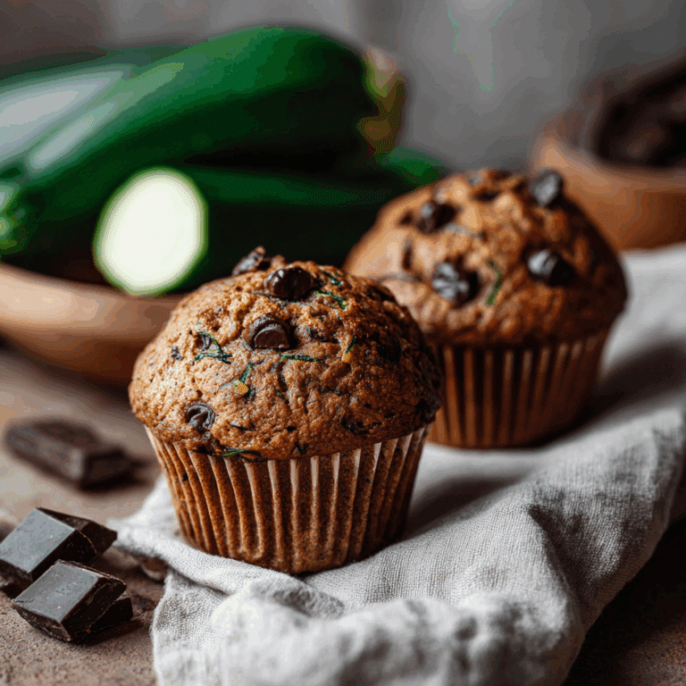 Zucchini Chocolate Chip Muffins