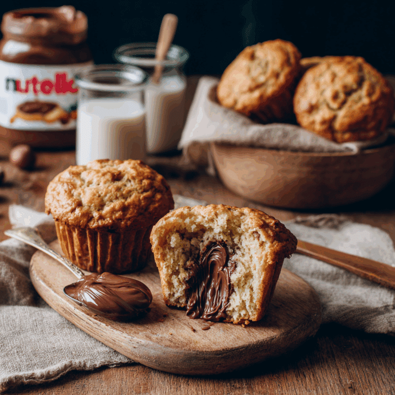 Nutella Swirl Muffins