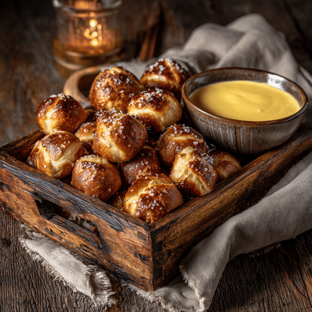 Pretzel and Cheese Dips
