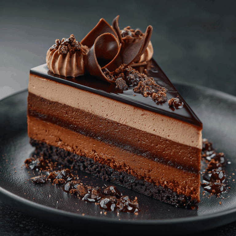 Mocha Mousse Cake