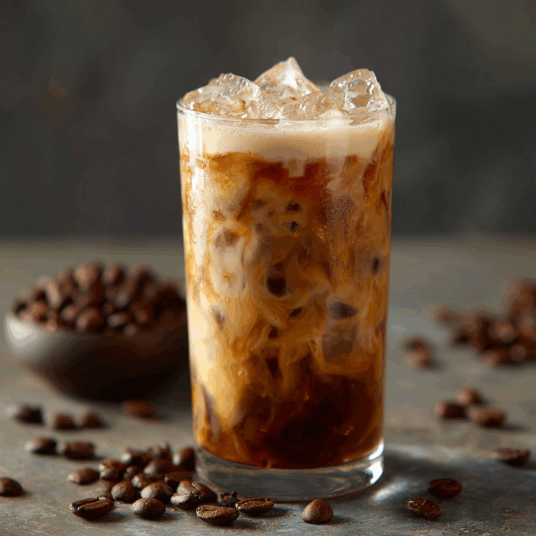 Hazelnut Iced Coffee