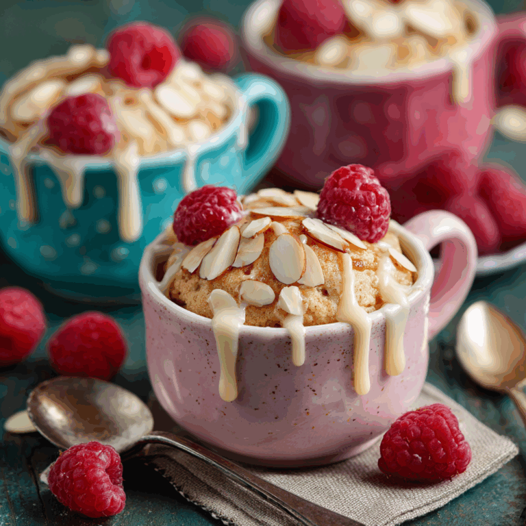 Raspberry Almond Muffins