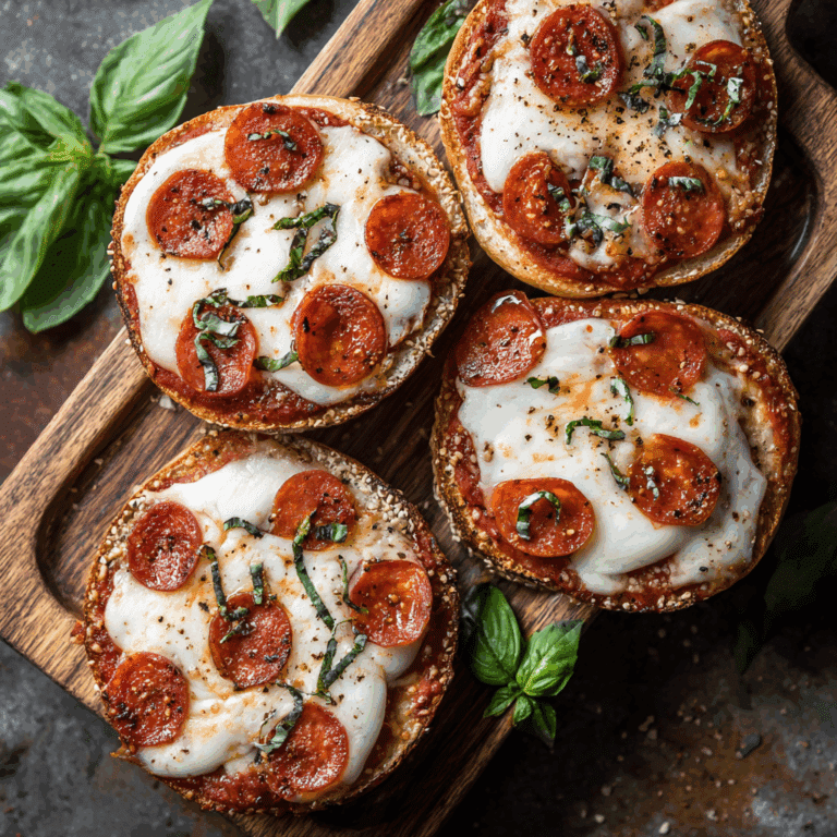 Pizza Bagels