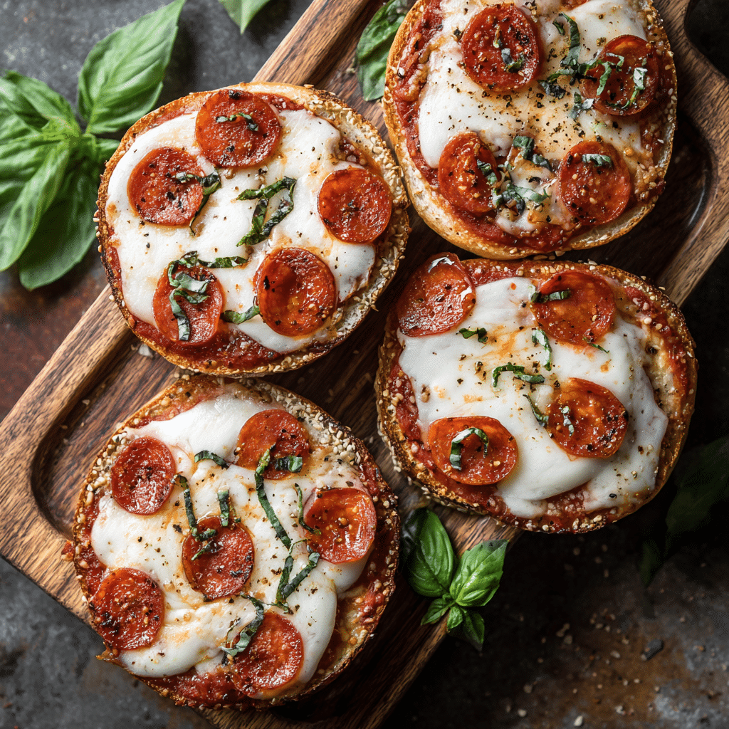 Pizza Bagels