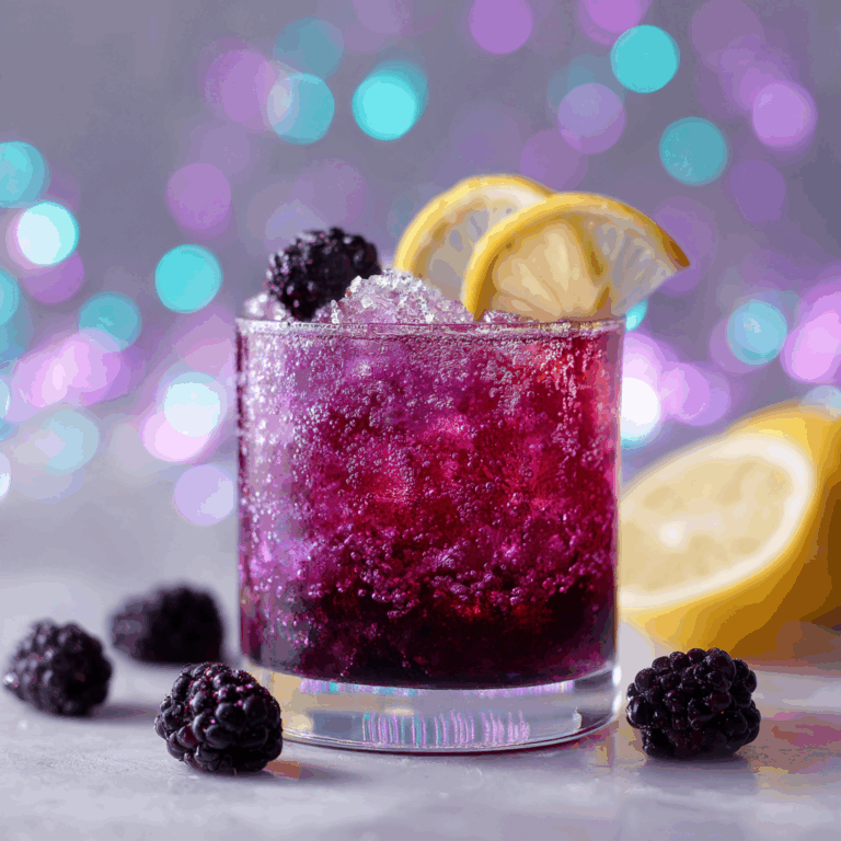Blackberry Lemon Fizz