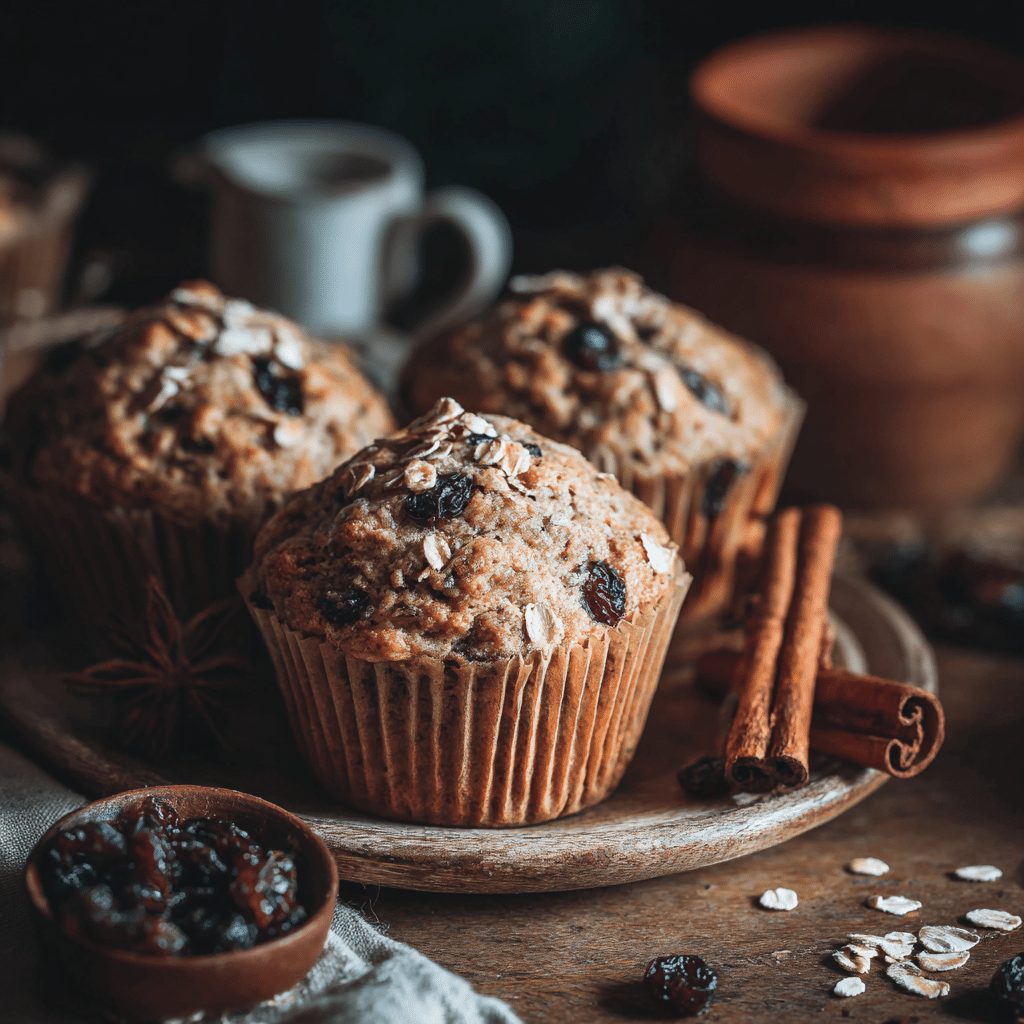 Oatmeal Raisin Muffins