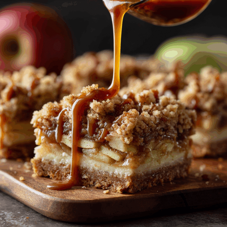 Salted Caramel Apple Pie Bars