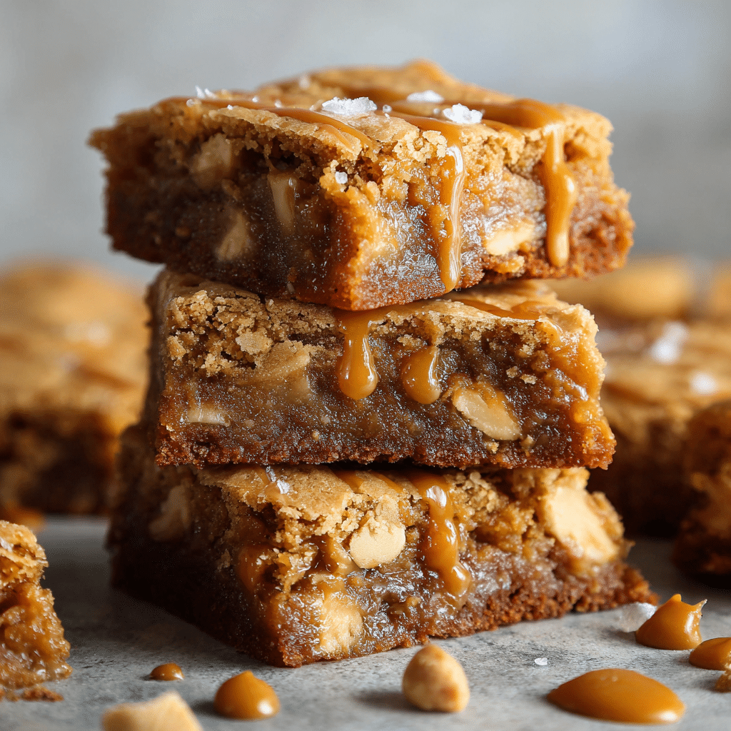 Peanut Butter Blondies