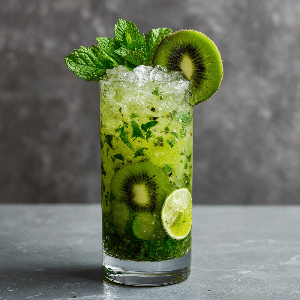 Kiwi Mojito Mocktail