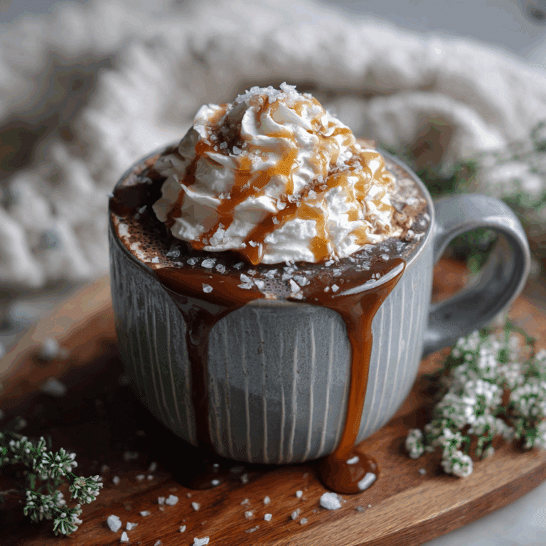 Salted Caramel Hot Chocolate