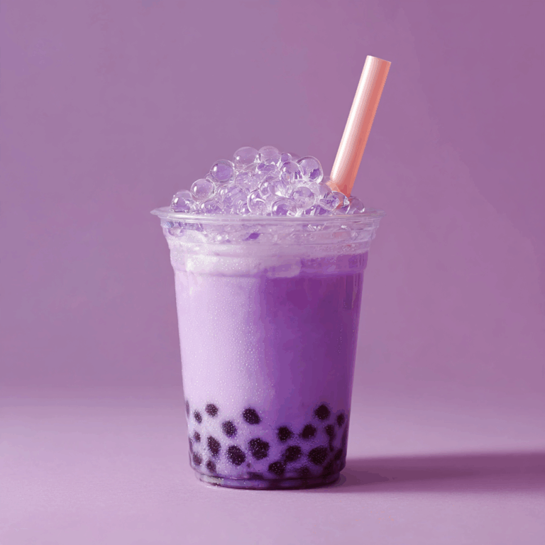 Iced Taro Milk Tea