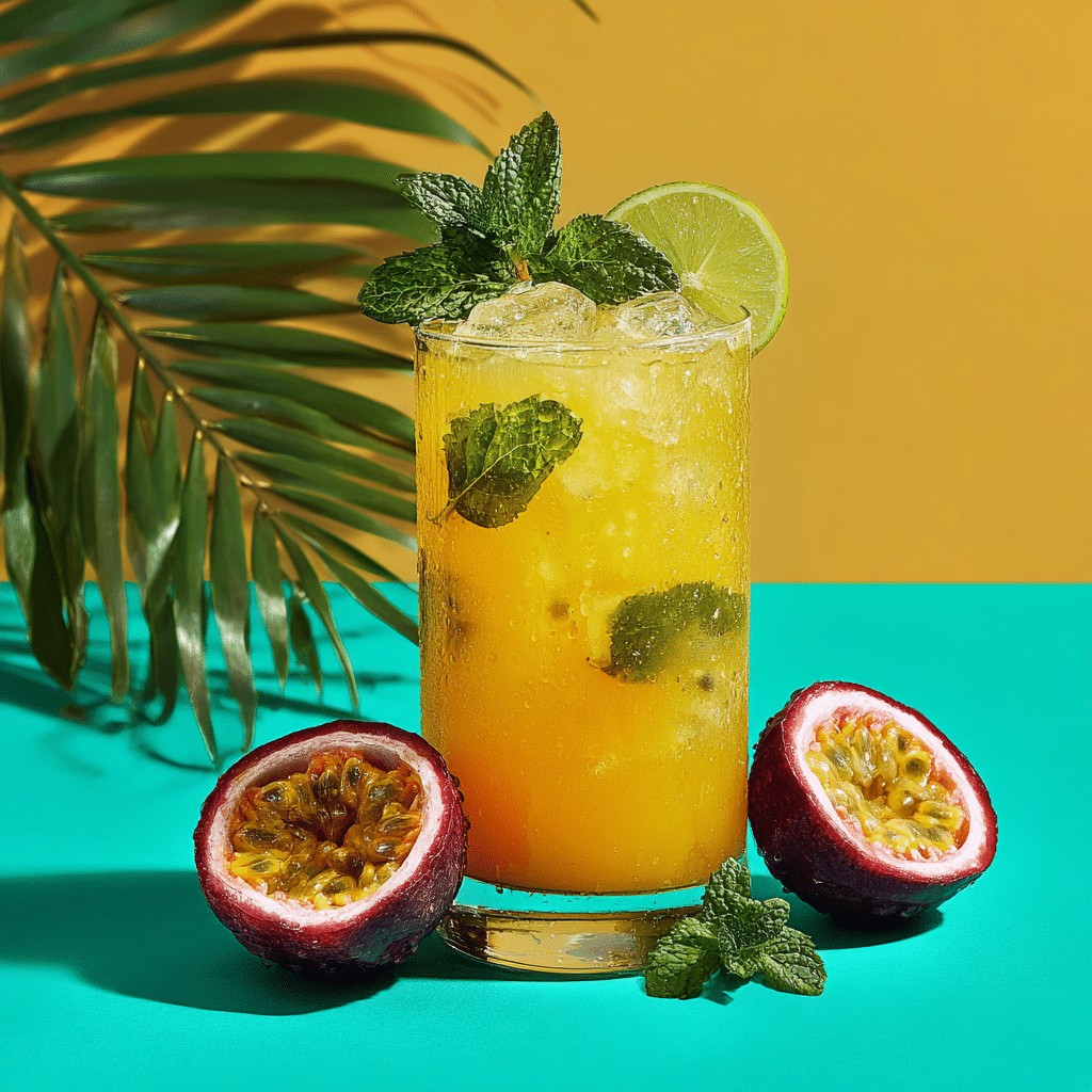 Passionfruit Mojito Mocktail
