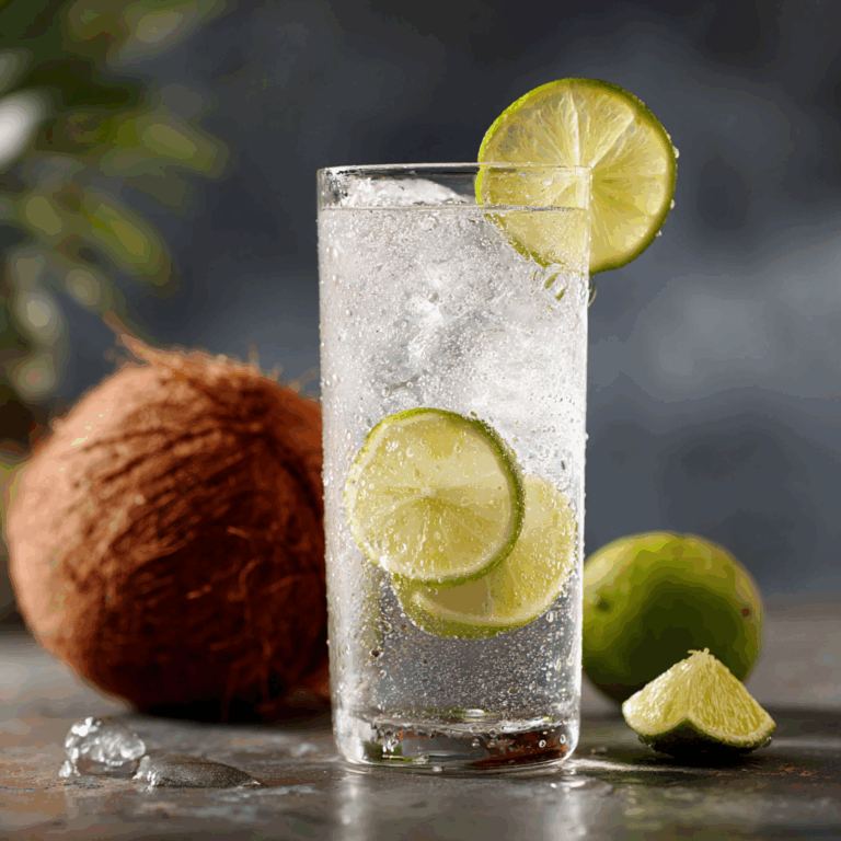 Coconut Water with Lime