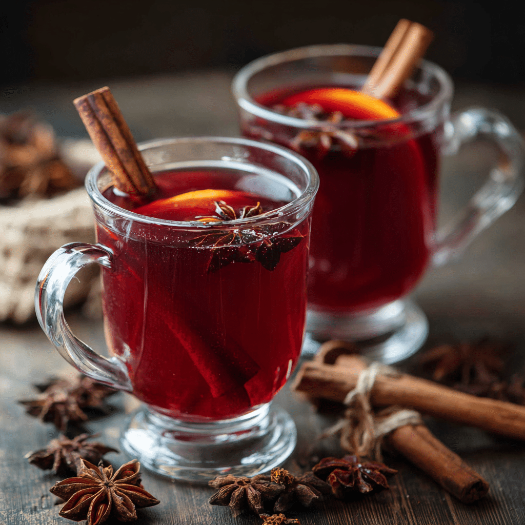 Hot Mulled Cranberry Punch
