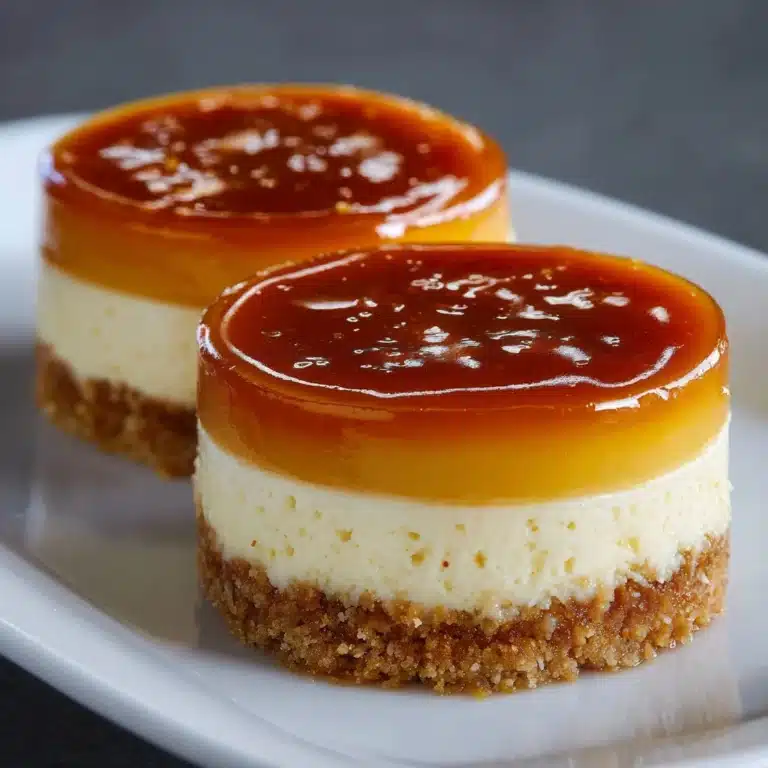 Mini Crème Brûlée Cheesecakes – Decadent Dessert Recipe