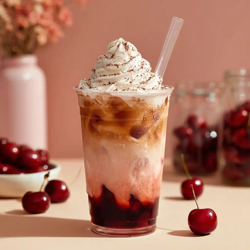 Cherry Vanilla Iced Latte