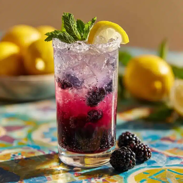 Blackberry Lemon Mocktail Recipe