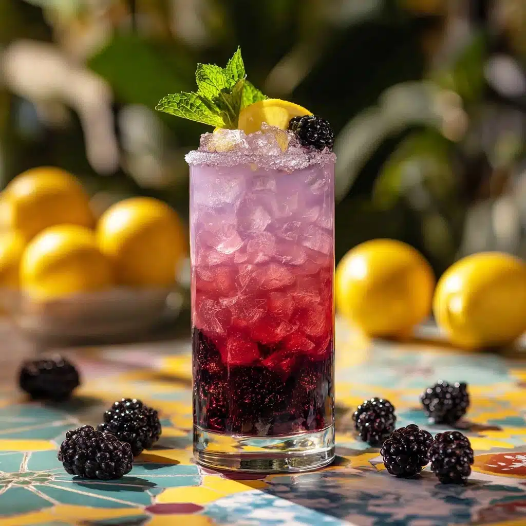 Blackberry Lemon Mocktail Recipe - Recipe Image