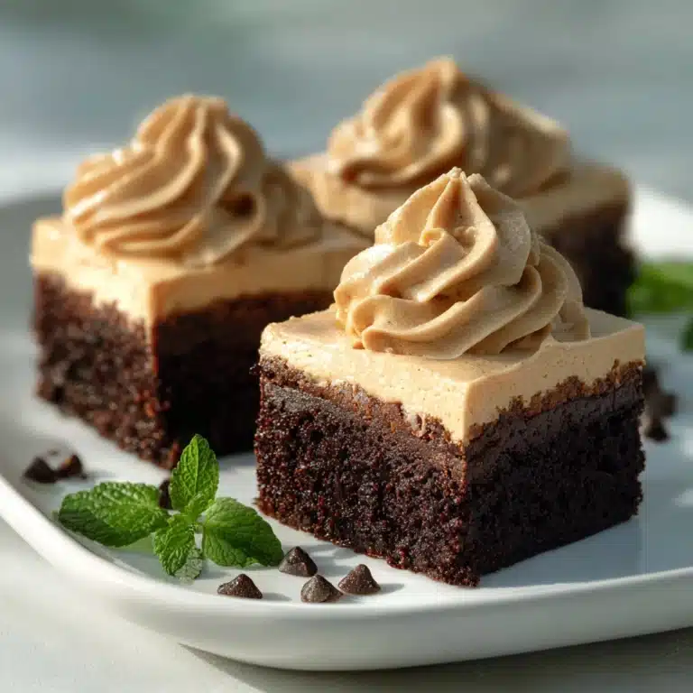 Frosted Coffee Brownies Recipe
