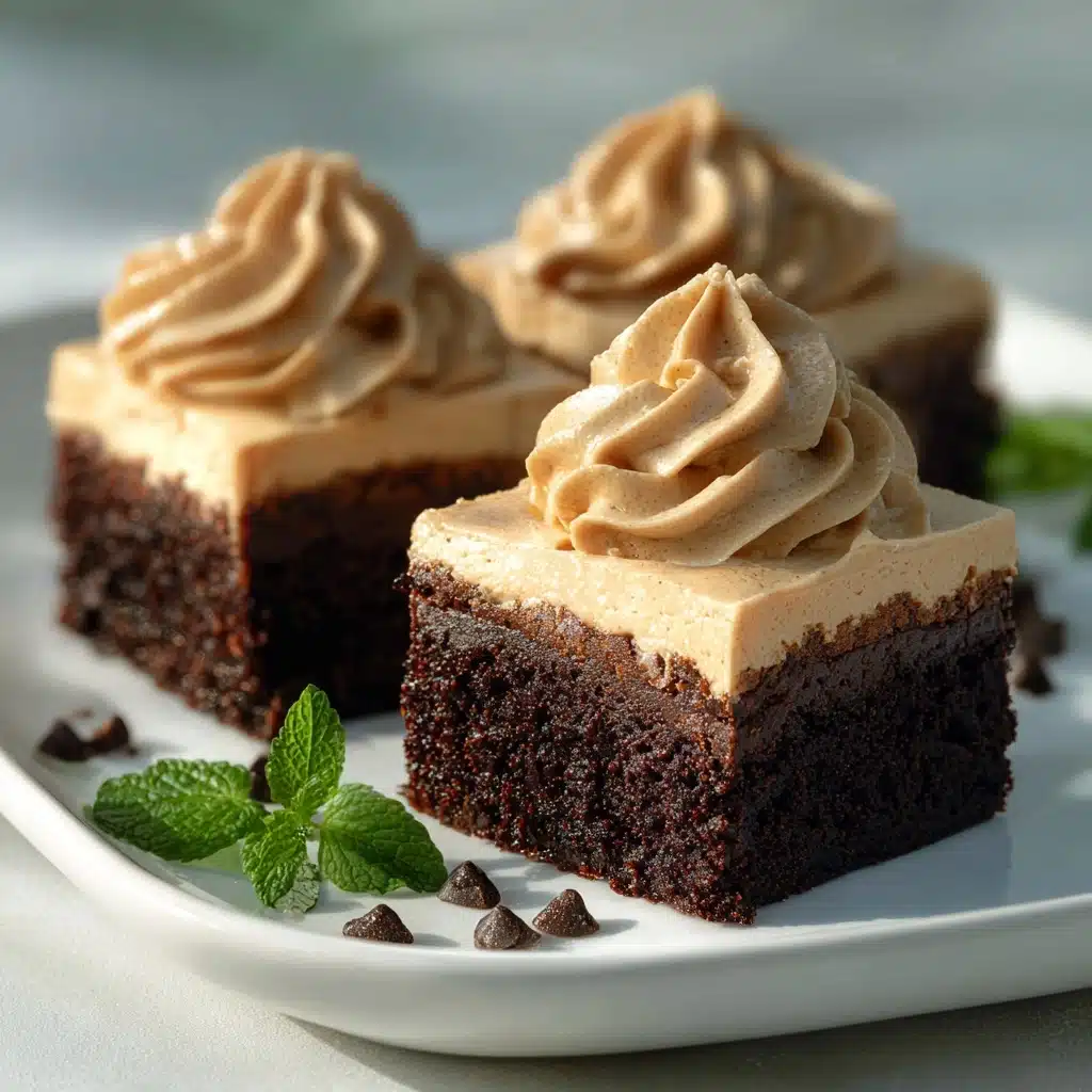 Frosted Coffee Brownies Recipe