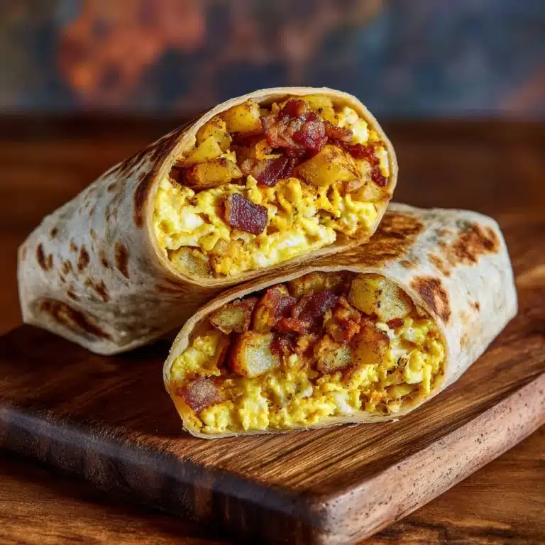 Bacon Egg Cheese Breakfast Burrito
