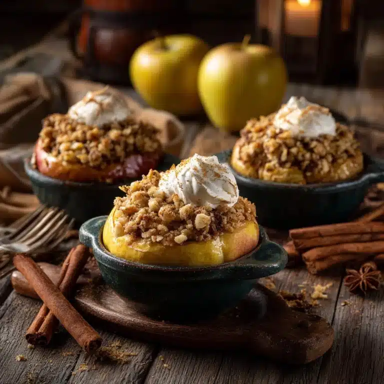 Cheesecake Stuffed Baked Apples (Print Version) Recipe