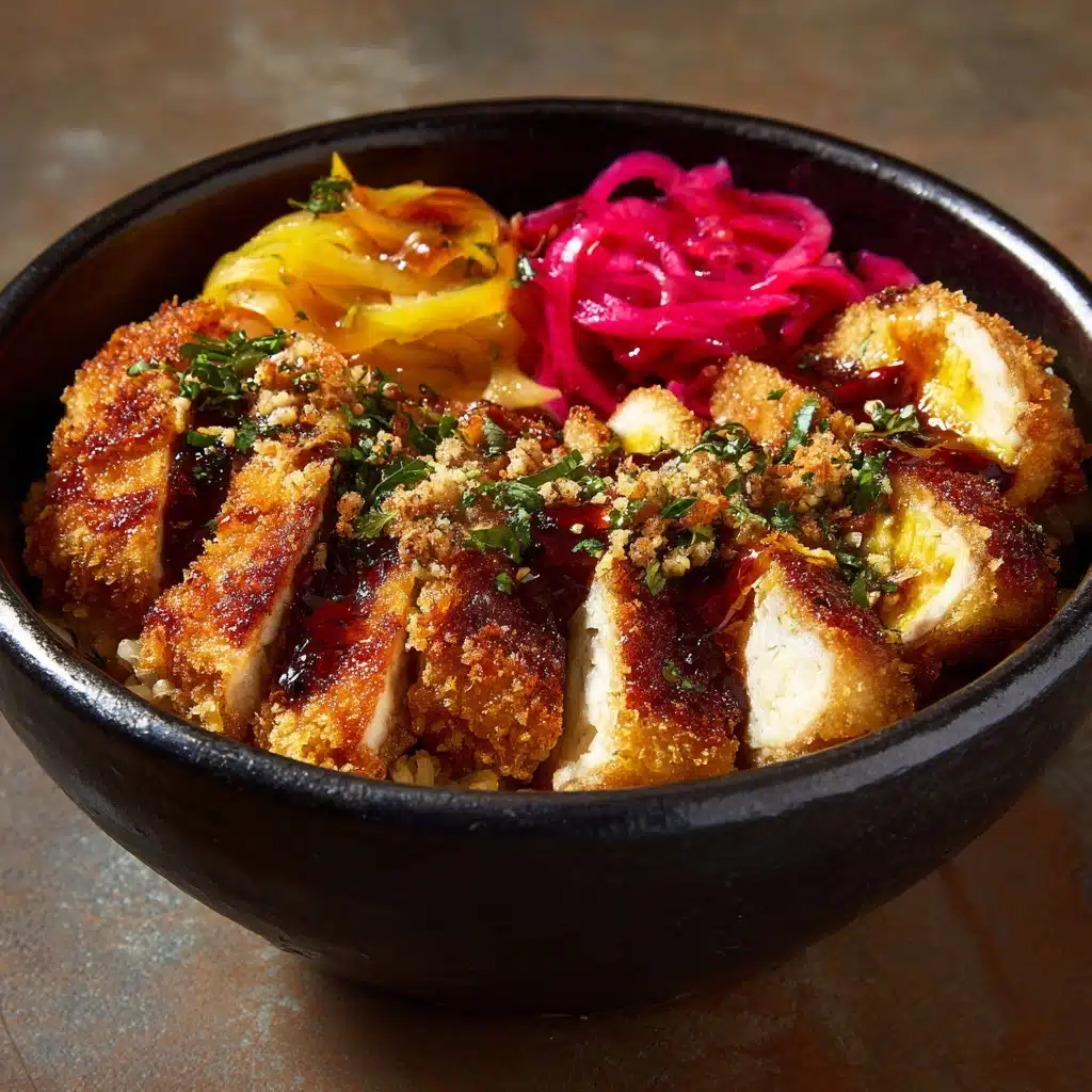 Japanese Katsu Bowls with Tonkatsu Sauce Recipe