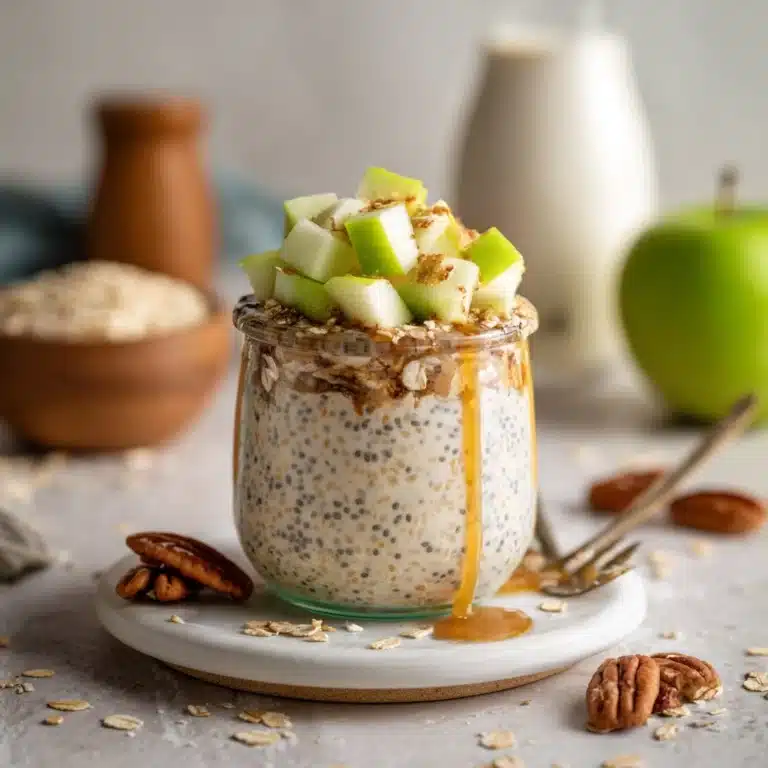 Caramel Apple Overnight Oats Recipe