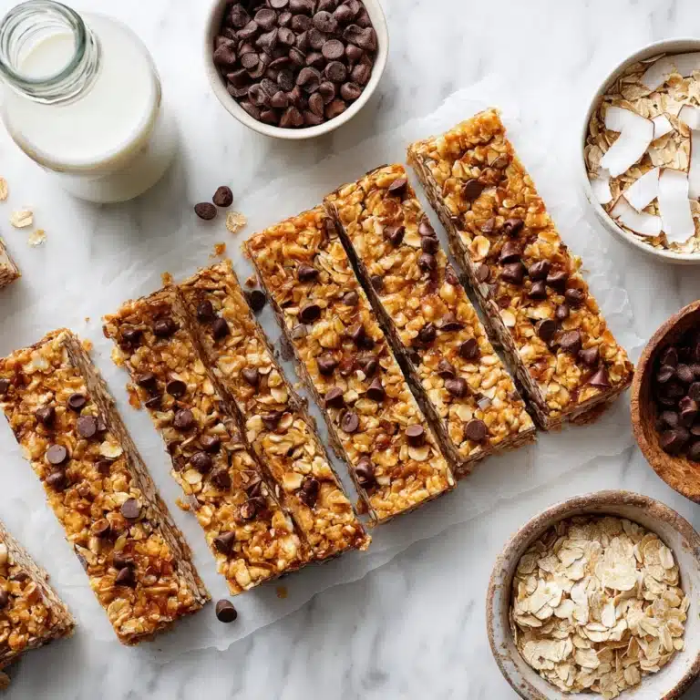 Coconut Chocolate Chip Granola Bars Recipe