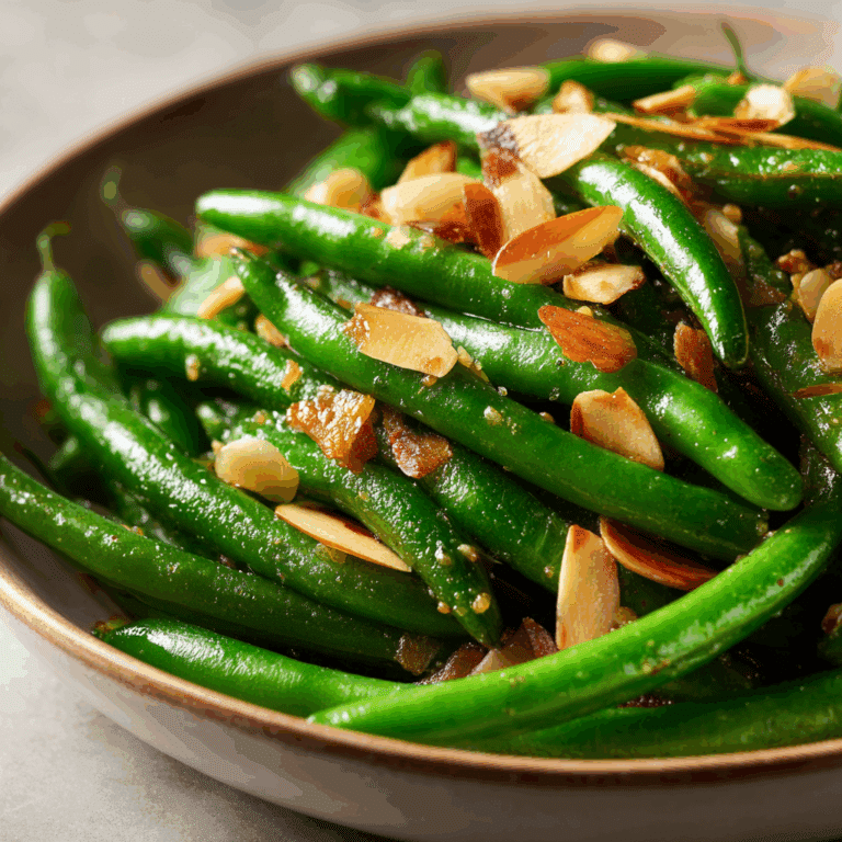 Classic Green Bean Almondine