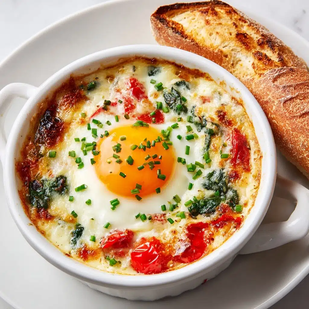 Baked Feta Eggs Recipe - Recipe Image