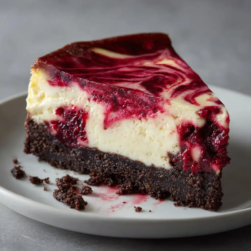 White Chocolate Raspberry Cheesecake Recipe - Recipe Image